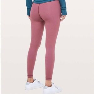 Lululemon wunder unders size 6 in misty merlot